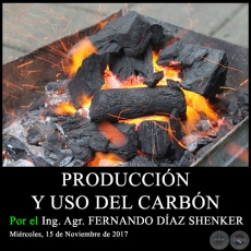 PRODUCCIÓN Y USO DEL CARBÓN - Ing. Agr. FERNANDO DÍAZ SHENKER - Miércoles, 15 de Noviembre de 2017